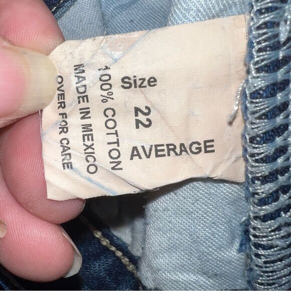 Venezia Jeans Clothing Co 100% Cotton Mom Dark Wash Straight Leg Denim Jeans-22 - Picture 9 of 13